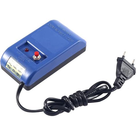Démagnétiseur de Montre Professionnel - Outil de Réparation à Quartz, Magnetiseur Demagnetiseur Pour Démagnétisation de Bijoux - 110-220V, Prise EU
