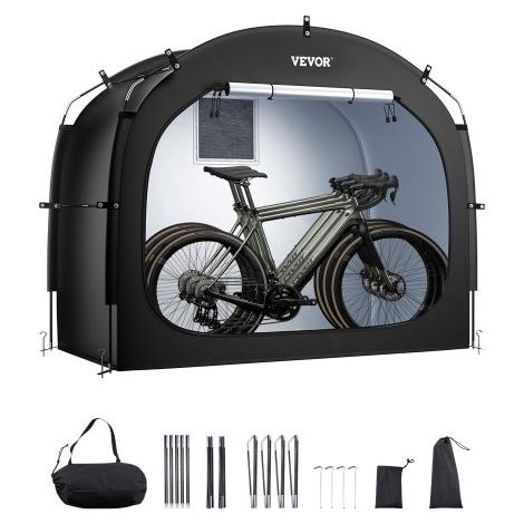 Abri à Vélo pour 3-4 Vélos Tente de Rangement Spacieuse Étanche (1/5)