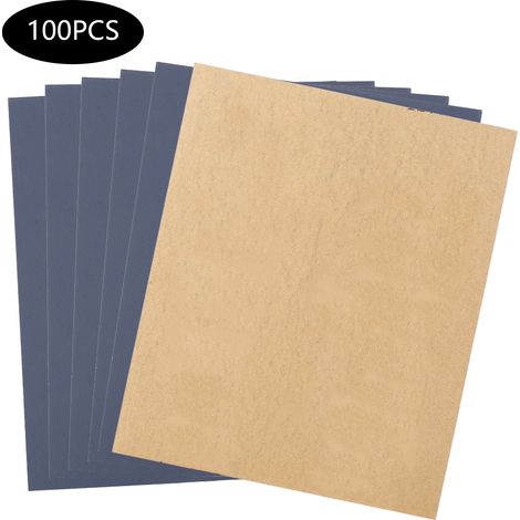 Ortviai Papier abrasif P1500 brun 100 pièces, usage humide ou sec, dissipation thermique rapide (1/5)