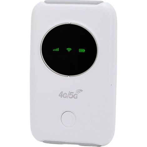 Hotspot Wifi Portátil - 4G LTE - 300 Mbps - Pantalla Led - Para Viajes Y Trabajo - 1 Unidad (1/5)