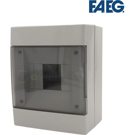 Quadro elettrico da parete da 2 a 4 moduli centralino con sportello per interruttori DIN IP40 (1/4)