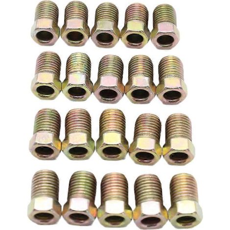 Motorrad-Anschlussadapter 3/8-24 Bördelmuttern Bremsleitungsadapter (1/5)