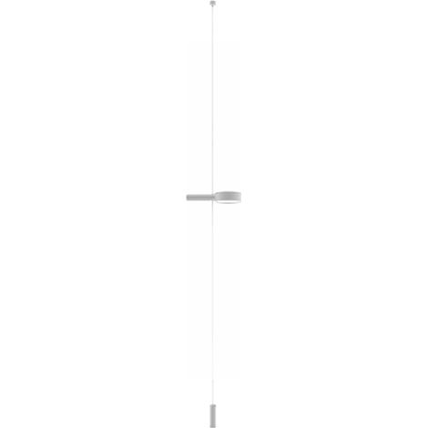 Zafferano SUPER O Lampada a led sospesa Bianca ricaricabile e dimmerabile - 1 Modulo Luce