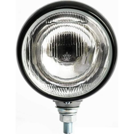 Scheinwerfer, Halogen, universell, rund, schwarzes Gehäuse, Ø 12 cm,