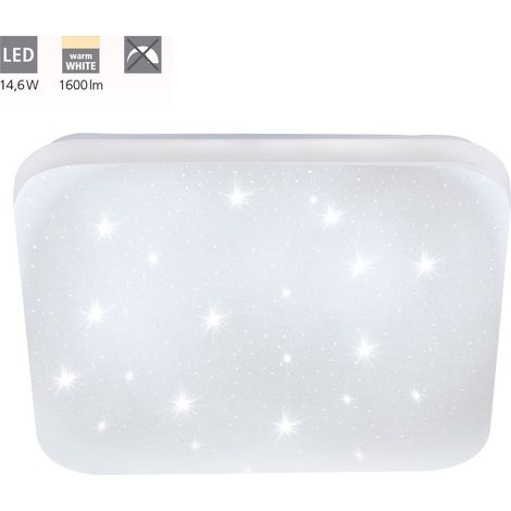 Plafoniera Moderna Frania-S Acciaio Bianco Led Integrato 14,6W (1/5)
