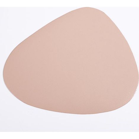 (rose Gris)set De Table En Cuir Et Dessous De Verre, Set De Table Antidrapant Double Face Set De Tablelavable Impermables Set Table Et Dessous De (1/5)