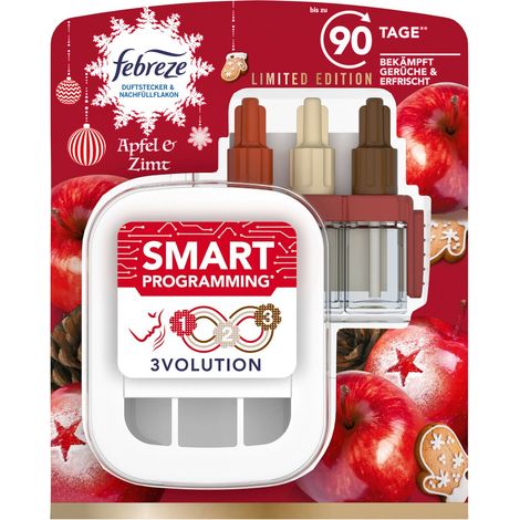 Febreze 3Volution Duftstecker Starterkit Apfel-Zimt Duftstecker Starterkit, 20ml