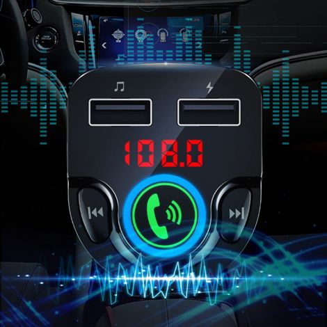 G32 Bluetooth FM Freisprech-MP3-Autoradio (Schwarz) (1/5)