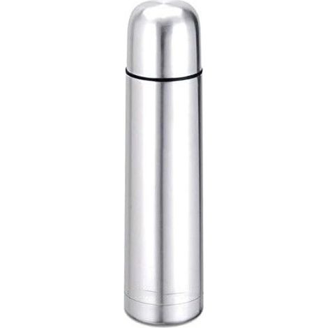 Bouteille isotherme en acier inoxydable de 1 litre, Anti-goutte - Convient pour les Boissons Fazeuses, argent (1/5)