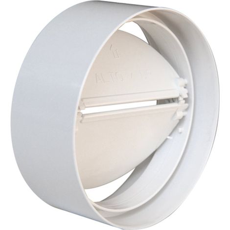 GIUNTO C/VALVOLA ANTIRITORNO Ø100MM BIANCO PER CANALIZZATA