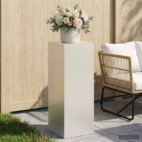 Support de Plante Blanc 30 x 30 x 80 cm Acier (1/5)