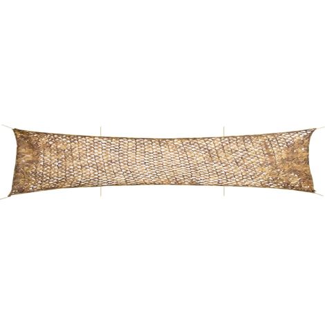Tarnnetz mit Aufbewahrungstasche 706x140 cm Sandfarbe