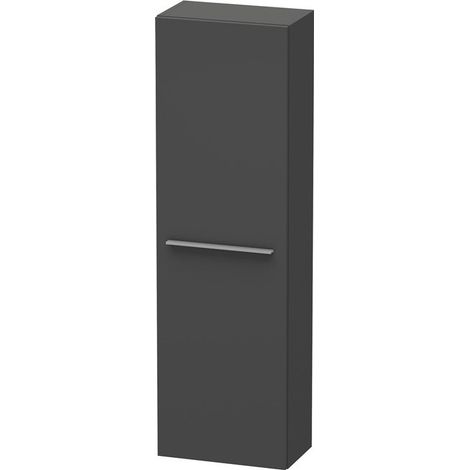 Mobile medio-alto Duravit X-Large 1152, 1 anta in legno, cerniera a destra, 400 mm, Colore (anteriore/corpo): Grafite opaco Decor - XL1152R4949
