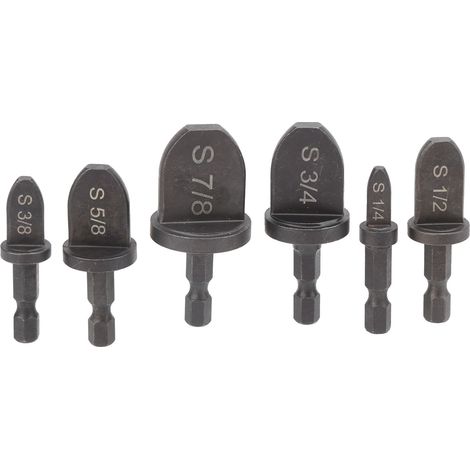 6Pcs Évasoir de Tube en Acier à Roulement Poignée Hexagonale Outil d'Évasement pour Cuivre Climatisation (1/5)