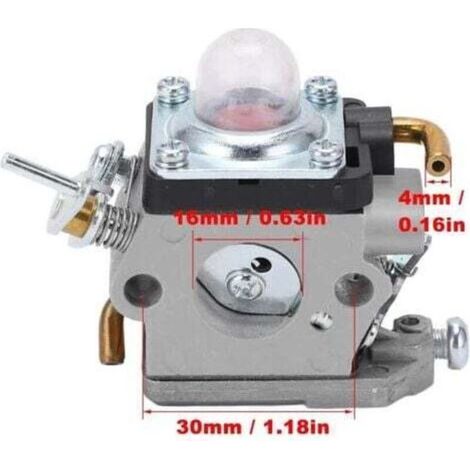 Carburateur pour Husqvarna 122HD45 122HD60 522HD60S 522HDR60S pour Jonsered HT2223T HT2218 Taille-haie Remplace 523012401 596658301, avec Filtre à air Filtre à Carburant Ligne de Carburant