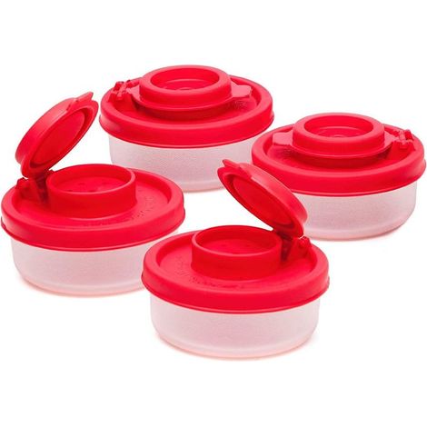 Salière Poivrier - Ensemble Hermetique Anti-humidite - Pour Pique-nique Camping Cuisine Voyage - Lot de 2 (1/5)