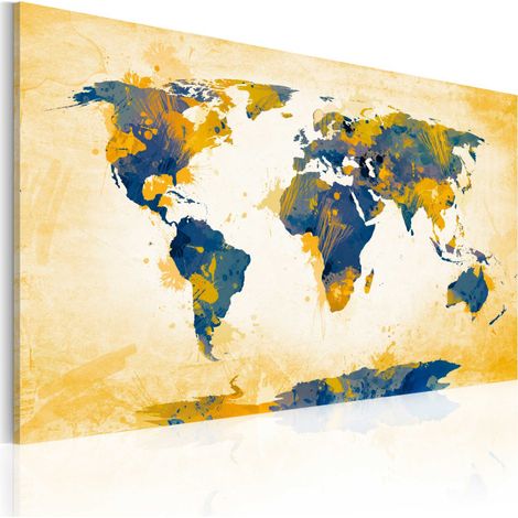 Tableau Imprimé "Four Corners of the World" 40 x 60 cm (1/2)