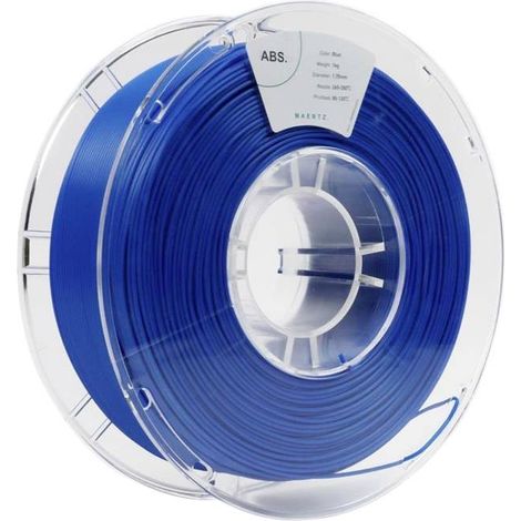 Maertz PMMA-1010-003 PMMA-1010-003 Filament ABS résistant aux produits chimiques 1.75 mm 1000 g bleu 1 pc(s) (1/4)