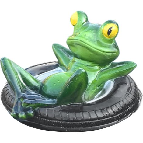 Wasserschwimmdekoration Auf Reifen Liegende Tierfigur Als
