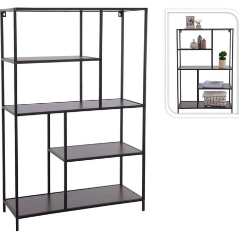 SCAFFALE DA PARETE 4 RIPIANI 76X30X160CM