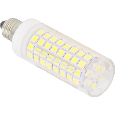 E11 LED-Lampe, 1000 lm, 102 LEDs, dimmbar, Ersatzlampe für Kronleuchter, Deckenleuchten und Wandlampen, 110 V, kaltweiß (1/5)