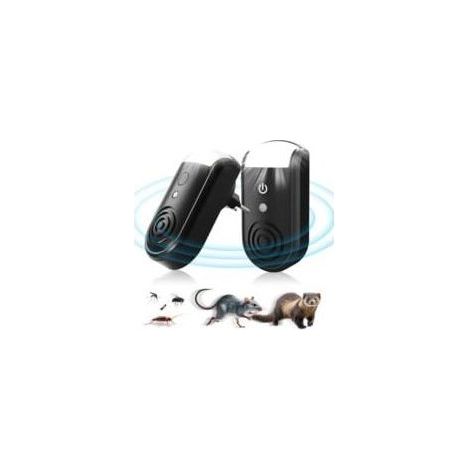 Lot de 2 Repulsif Souris Ultrason Rongeur Rat Veilleuse, Prises Répulsif Nuisible Esthétique Électronique Intérieur Naturel Anti-Rongeurs Furet Fouine Loir Grenier Voiture Animaux Pest (1/5)