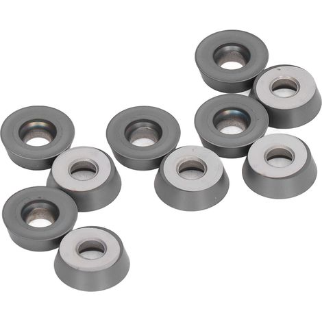 10 Stück CNC-Fräseinsätze, hochpräzise Hartmetall-Drehmaschineneinsätze, beschichtet für industrielle Anwendungen RDMT1604MOTN (1/5)