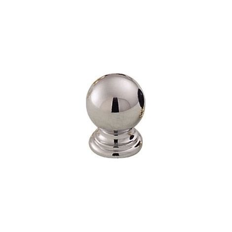 Bouton boule zamac - Hauteur : 36 mm - Diamètre : 28 mm - FOSUN