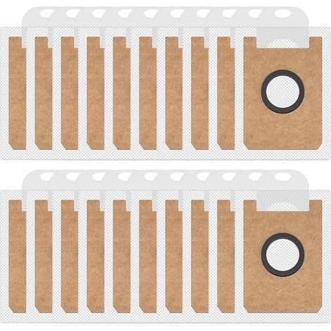 Rechange pour aspirateur robot Ultenic T10 et Elite, filtre 4 couches non tissé, accessoires d'aspirateur de grande capacité, pièces compatibles pour (1/5)