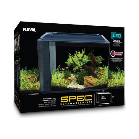 Fluval Spec Nano Acuario Negro, 60L