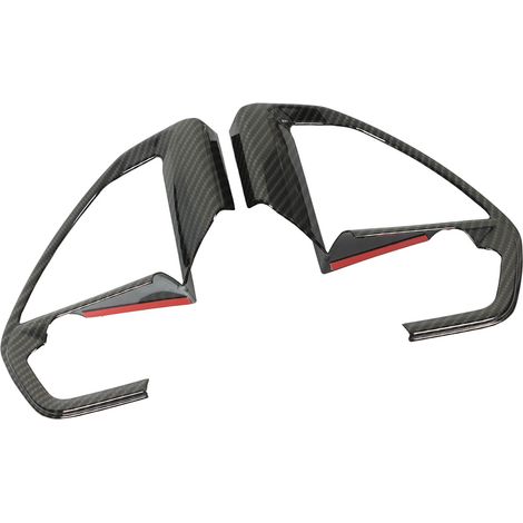 Volant Cadre Panneau Fibre de Carbone Style Décoratif Trim Autocollant pour Tundra XK70 2022 et Après (1/5)