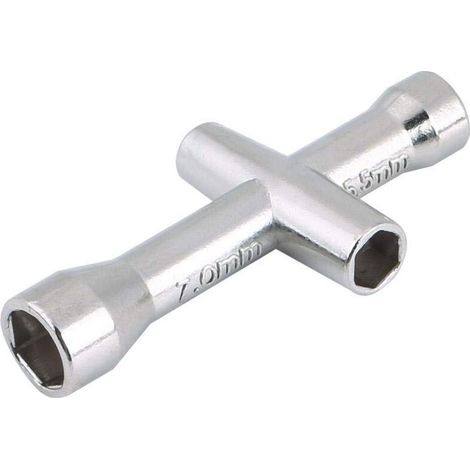 Cross Wrench, Model Multifunctional Wrench Tools for M2 / M2.5 / M3 / M4 Screws and Nuts (1/5)