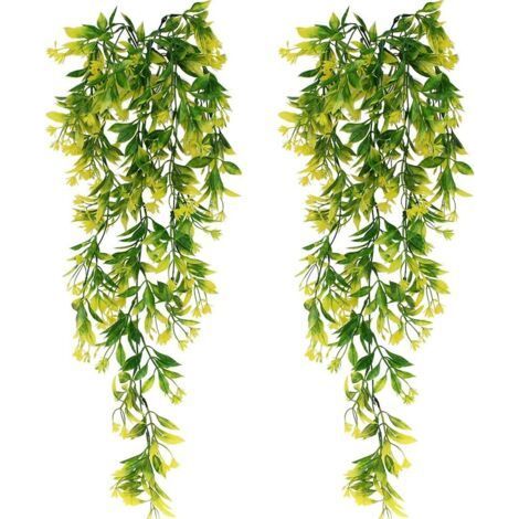 Set of 2 Artificial Ivy 78cm - Decorative Hanging Plants - Waterproof and UV Resistant - for Weddings and Offices (1/5)