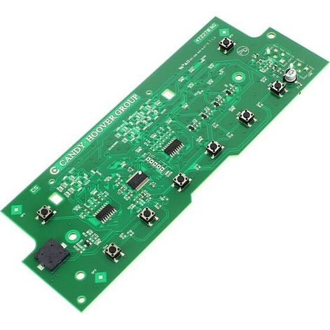 MODULE DE COMMANDE CLAVIER POUR LAVE LINGE CANDY - 41041467 (1/3)