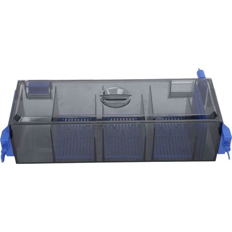 Filtre d'aquarium suspendu avec média filtrant, double suspension, sortie cascade, faible bruit, filtration multiple, filtre visuel à suspendre (1/5)
