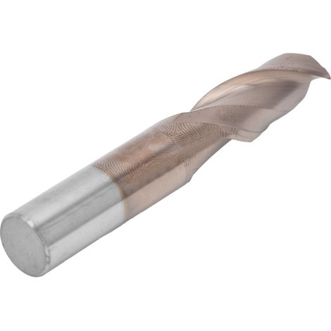 Fraise droite à 2 dents pour acier rapide, en acier allié trempé, diamètre 12 x 12 x 30 x 75 mm (L). (1/5)