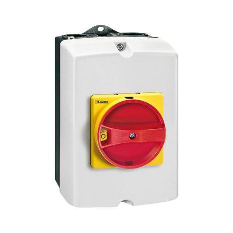 Sezionatore 3P in cassetta Ac21A 16A IP65 LOVGAZ016B per protezioni esterne