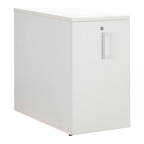Caisson bois blanc hauteur bureau Tower Essens H 73cm - Maxiburo