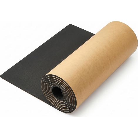 Plaque de Mousse Autocollante Multifonctionnel 320mmx6mmx2m Noir (1/5)