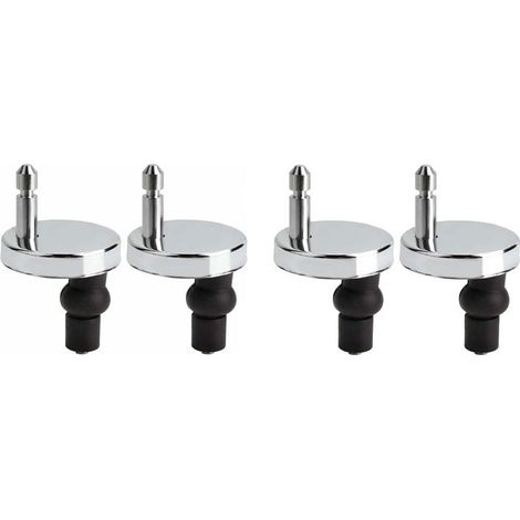 4Pcs Charnière Abattant WC 50mm Universel Remplacement/rechange, Convient aux tous abattants Montage rapide (1/5)