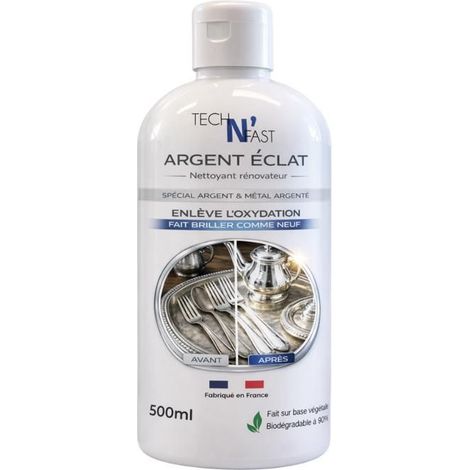Pâte Nettoyante Argent 500 ml – Rénovateur Argenterie et Métaux Argentés – Anti-Oxydation – Brillance Longue Durée