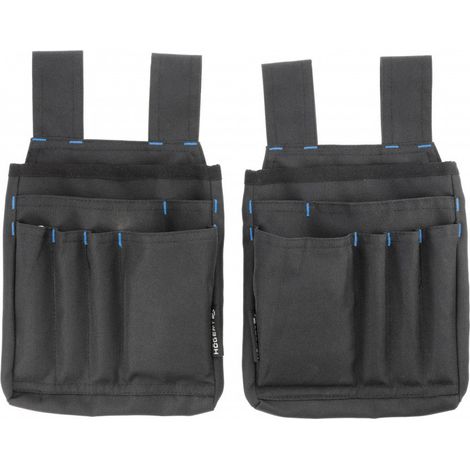 Högert 2-tlg. Werkzeugtasche mit 7 Fächern aus Oxford 600D