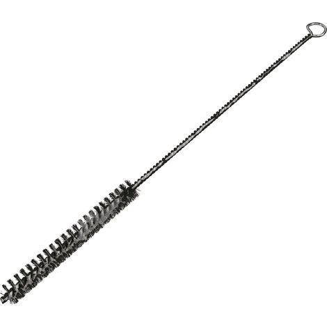 Spazzola a getto L.300mm D.4mm 0,06mm VA ondulato Testina-L.100mm con anello