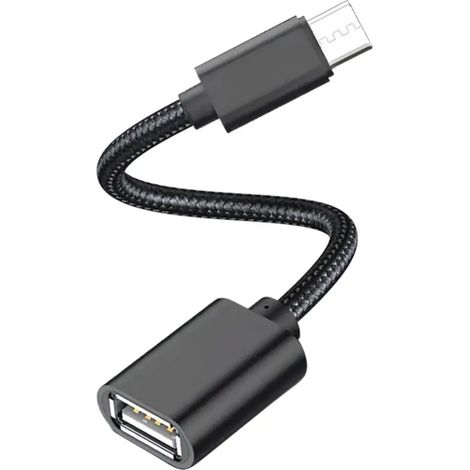 USB 2.0, 0.15m cable USB 0,15 m USB C USB A Negro (1/5)