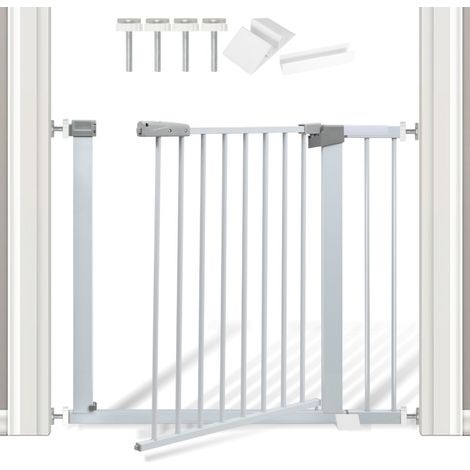 SWANEW Cancelletto di sicurezza per bambini espandibile 90-97 cm, Barriera a pressione senza fori, Cancelletti per bambini e cani, Larghezza regolabile si adatta a spazi diversi (1/5)