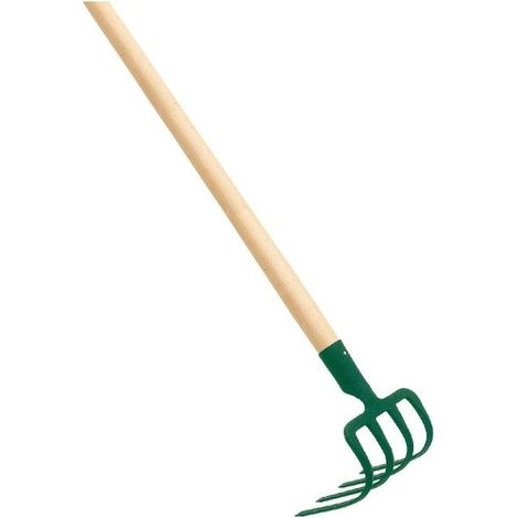 Coccodrillo da giardino a 4 denti di 12 cm con attacco - Capvert