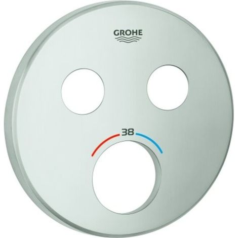 Rosette 49032 rund für SmartControl supersteel (1/2)