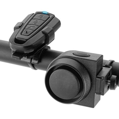 Elektrische Fahrradklingel (150 dB), wasserdicht (IPX5), Lautstärke einstellbar, wiederaufladbar per USB-C für Mountainbikes, Rennräder und BMX-Räder.