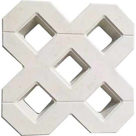 Moule pour dalles en béton - 40x40 cm - Plastique durable - Carré - Réutilisable (1/3)