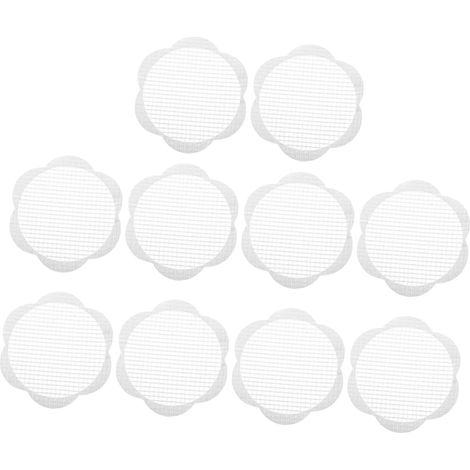 Aufkleber für weiße Fiberglas-Bodenabläufe, 10 Stück (1/5)